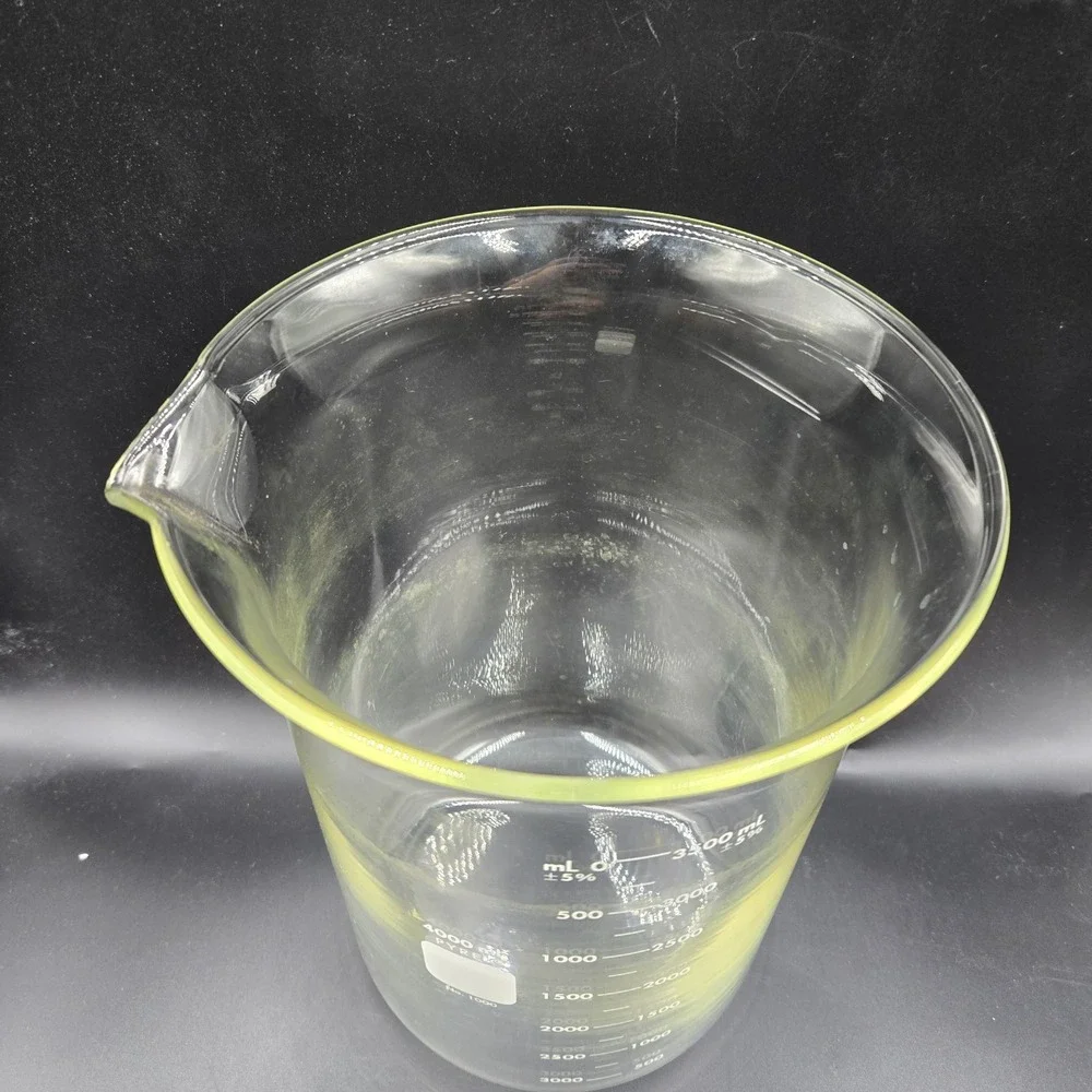 Vintage PYREX 4000ml Large Beaker No 1000 Glassware Laboratory Lab Science
